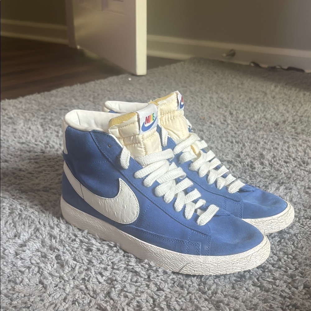 Blue Nike blazers